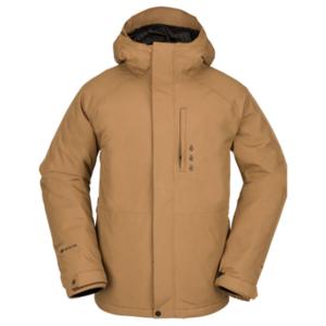 ボルコム VOLCOM デュア ゴアッテクスジャケット G0652308 CARAMEL スノーボードウェア ジャケット メンズ 防水 GORE-TEX｜ee-powers