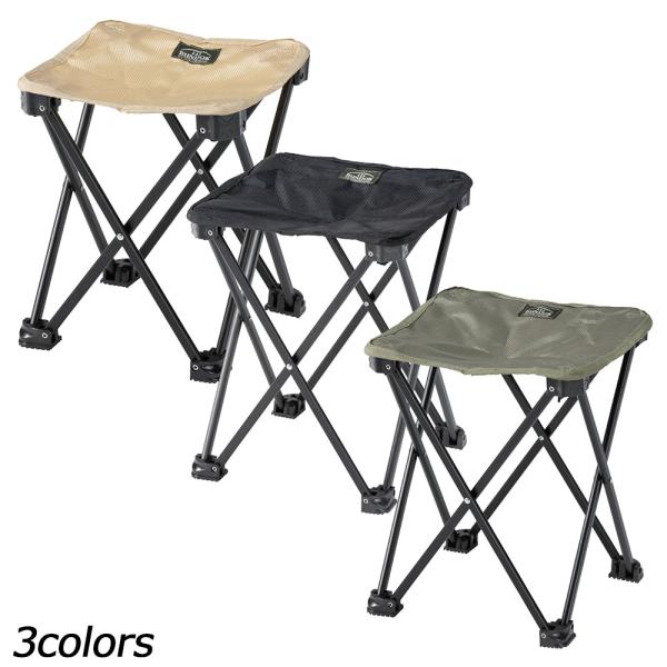 バンドック BUNDOK ミニアルミスツール Ｍ BD-116 チェア 折り畳み式 コンパクト