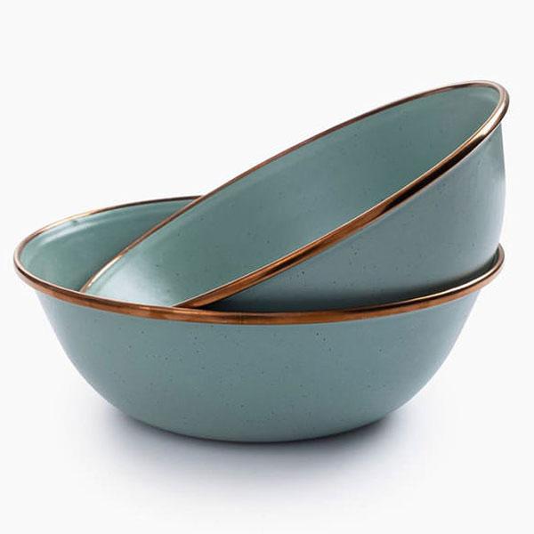 ベアボーンズ 食器 皿 ボウル エナメルボウル 2個セット ミントグリーン 20235022 BAR...