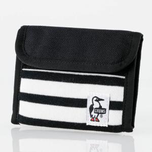 チャムス ウォレット キーケース 財布 トリフォルドウォレットスウェットナイロン CH60-2688 Black Border/Bk CHUMS Trifold Wallet Sweat Nylon