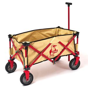 チャムス ワゴン チャムスフォールディングワゴン CH62-1755 Beige/Red CHUMS CHUMS Folding Wagon｜ee-powers