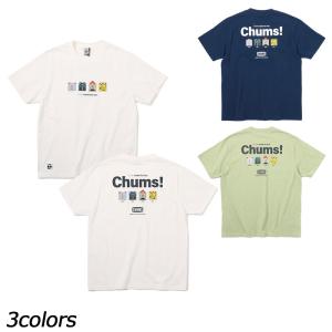 CHUMS チャムス アンチバグ100パーセントメイドフォーファンTシャツ CH01-2380 Tシャツ 半袖 防虫加工 メンズ｜ee-powers