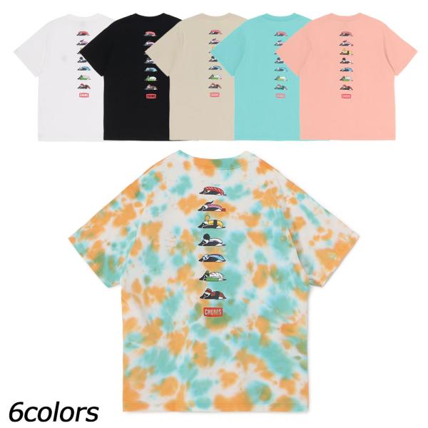 チャムス CHUMS ブービースシフレンズTシャツ CH01-2521 Tシャツ 半袖 メンズ