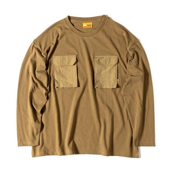 グリップスワニー メンズアパレル パーカー GEAR POCKET WIDE LS TEE GSC-...