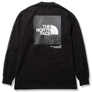 ノースフェイス THE NORTH FACE ロングスリーブスリーブグラフィックティー NT32344 K (ブラック) メンズ Tシャツ 長袖 ロンT UVガードの商品画像