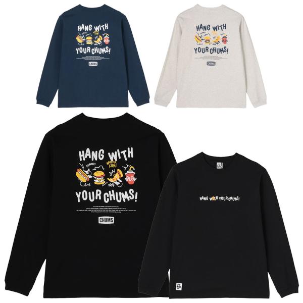 チャムス CHUMS ヤミーブラッシュドロングスリーブTシャツ CH01-2876 Tシャツ 長袖 ...