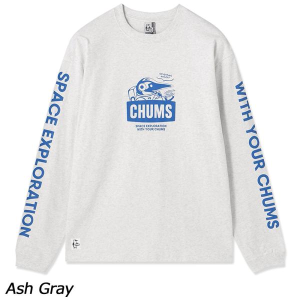 チャムス CHUMS スペースブービーブラッシュドロングスリーブTシャツ CH01-2864 Tシャ...