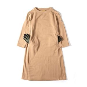 グリップスワニー スカート ワンピース レディース ウィメンズガーンジーネックワンピース GSK-03 BEIGE GRIP SWANY W'S GANDHI NECK ONE PIECE｜ee-powers