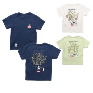 CHUMS チャムス キッズアンチバグアイムアブービーバード！Tシャツ CH21-1317 Tシャツ 半袖 防虫加工 キッズ 親子お揃い｜ee-powers