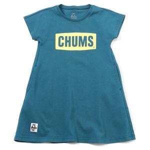 CHUMS チャムス キッズチャムスロゴドレス CH21-1284 Tシャツ 半袖 ワンピース スカート キッズ ガールズ｜ee-powers