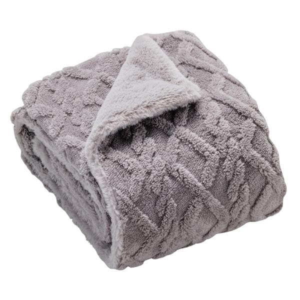 広電 電気敷毛布 CWA401G-HP 電気掛け敷毛布 130×80cm 電気毛布 ホット グレー ...