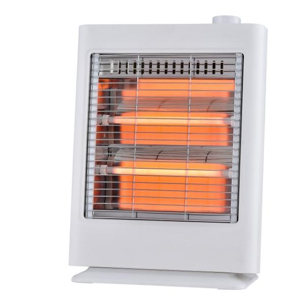 600W　石英管電気ストーブ　QH-C622　ホワイト　