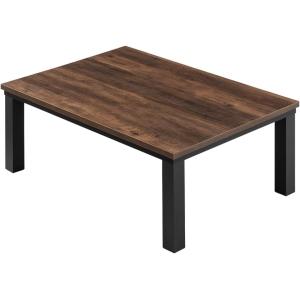 長方形105×75]YKFRR105H1T ラウンド型 家具調コタツ ブラウン ラウンド