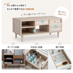 ドレッサーテーブル テーブルドレッサー ドレッ...の詳細画像2