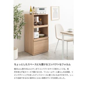 レンジ台 レンジラック レンジボード スライド...の詳細画像3