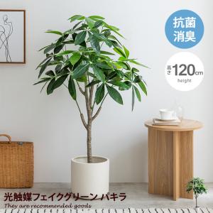 Nature ナチュレ 観葉植物 パキラ フェイクグリーン 人工 室内 リビング オフィス 一人暮らし 緑 インテリア インテリアグリーン 光触媒 空気清浄 消臭｜eeena