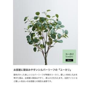 観葉植物 ユーカリ フェイクグリーン 人工 室...の詳細画像3