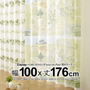 Disney（ディズニー） カーテン レース 100×133cm 洗濯OK プー100