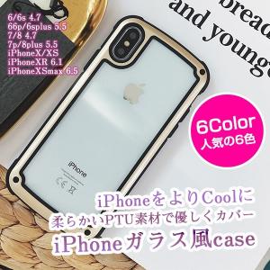 ガラスケース 耐衝撃 バンパー グリップ付き ...の詳細画像1