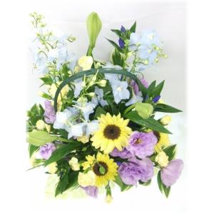 お供え・お悔やみに贈るお花 フラワーアレンジ ...の詳細画像1