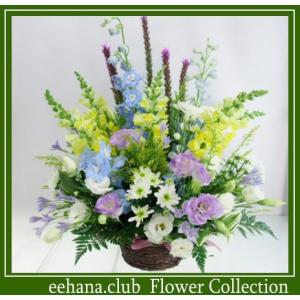 お供え・お悔やみに贈る花　フラワーアレンジ 絆  6,000円 送料無料 翌日配達　あすつく対応　喪中はがきが届いたら クール便対応！