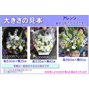 お供え・お悔やみに贈る花 アレンジメント 花束...の詳細画像3