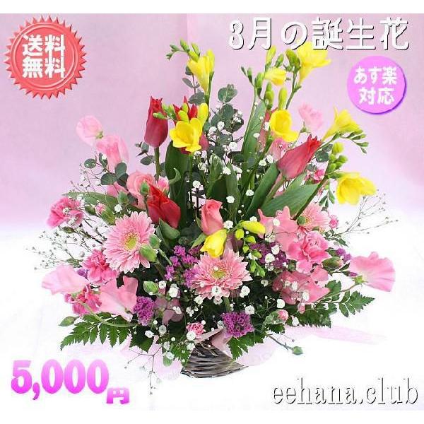 花 ギフト 誕生日 3月の誕生花 スマイルアレンジ5,000円 送料無料 翌日配達  花言葉付き  ...
