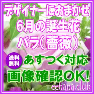 花 ギフト 誕生日 6月の誕生花 デザイナーにおまかせ3,500円 送料無料 翌日配達   翌日配送...