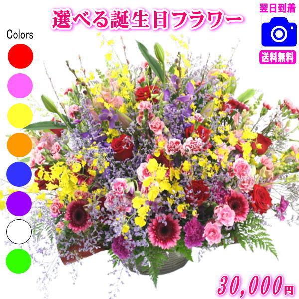 花 ギフト 誕生日 フラワーアレンジメント 花束 30,000円 送料無料 翌日配達  あすつく対応...