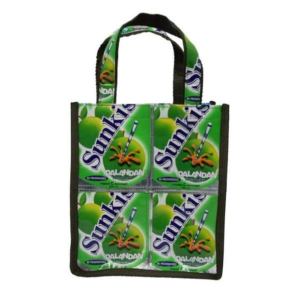 Kilus ジュースバッグ トートバッグ Sunkist DALANDAN モスグリーンエコバッグ ...