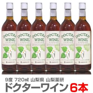 (山梨県) ドクターワイン（720ml×6本1箱セット）(沖縄・離島対象外)