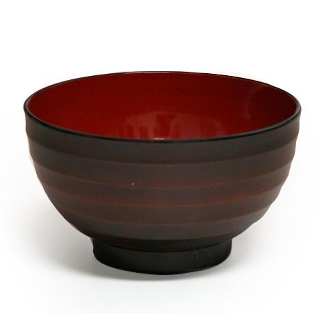 大汁椀 食洗機対応・電子レンジ対応 平筋 栃ぼかし 001-1452