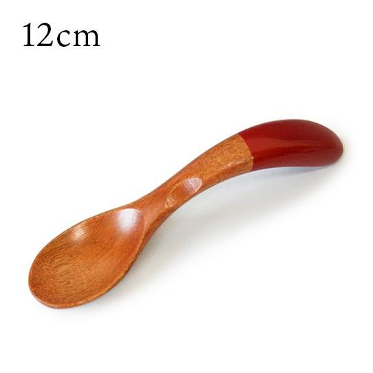 木製 子供スプーン 赤 001-1892