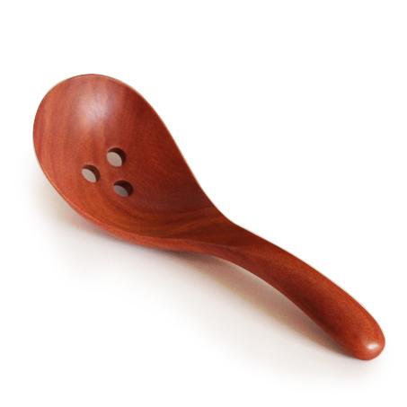 取り分けお玉 あな有り サウォ 001-2257 中常漆工芸