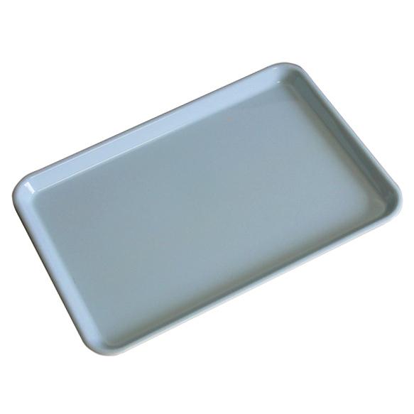 33cm ペット樹脂 ノンスリップ トレー ブルー すべり止め 食洗機対応 電子レンジ対応