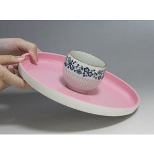 24cm ペット樹脂 ノンスリップ 丸トレー ...の詳細画像1