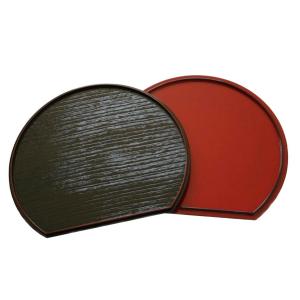 両面半月膳 30cm 1枚 半月盆(お盆 会席膳...の商品画像