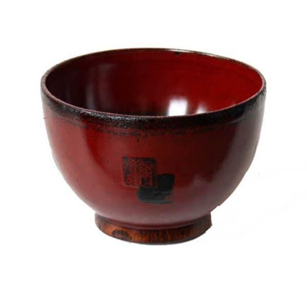 汁椀 木製 あわせ 根来 うるし塗 001-493