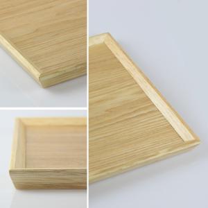 トレー カフェ 木製 お盆 羽反長角膳 ナチュ...の詳細画像2