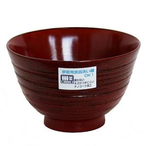 汁椀 木製 食洗機対応 波紋 根来 ナノコート 001-867