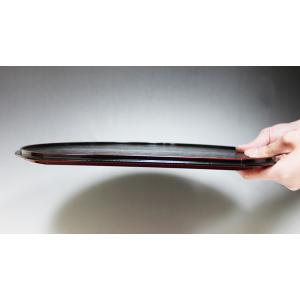 両面半月膳 ノンスリップ加工 36cm(トレー...の詳細画像1