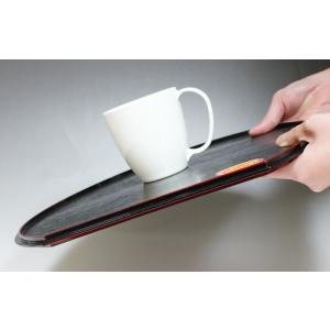 両面半月膳 ノンスリップ加工 36cm(トレー...の詳細画像2