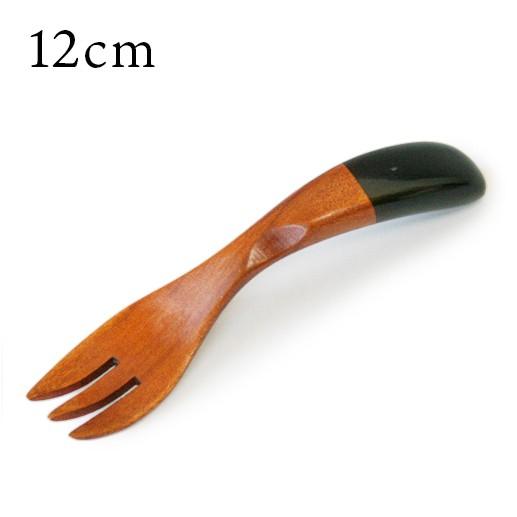 木製 子供フォーク 黒 001-1895