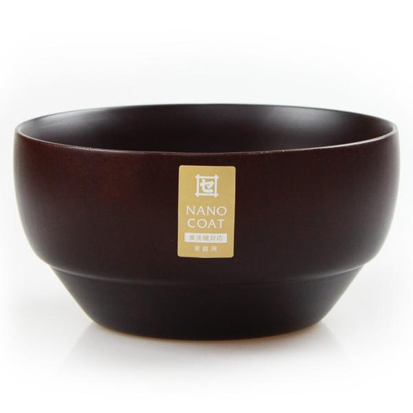 木製 食洗機対応 お好み椀（多用椀・どんぶり） ＤＳ スープボール（Ｌ）DBRナノコート 国内加工