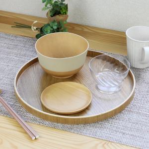 トレー カフェ 木製 北欧 お盆 丸 とれー【...の詳細画像1
