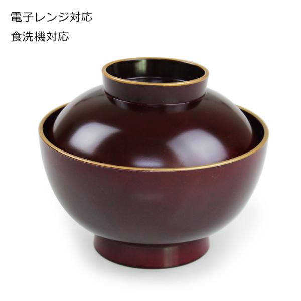 雑煮椀 仙才型 溜渕金 食洗機対応 電子レンジ対応 500ml 日本製 国産 汁椀 煮物椀 お椀 蓋...