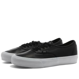 black leather vans size 4