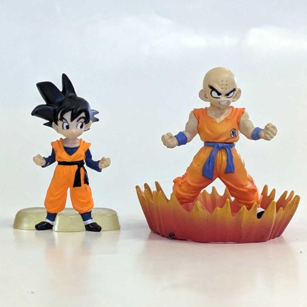 ドラゴンボールZ  ガシャポンフィギュア フィギュア クリリンと孫悟飯のセット  ケース無し
