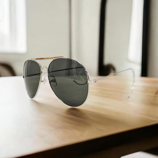 クラシック 空軍スタイル UVカット サングラス Green ロスコ  トップガン Rothco A...