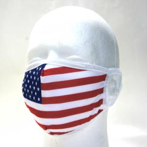メール便送料無料 USA星条旗 3Dマスク ウォッシャブル ファッション＆スポーツ ウォッシャブル 個性で決めるマイマスク 何度も洗って使える｜efc